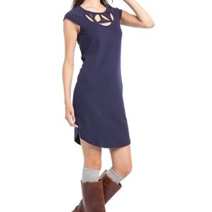 Synergy blue indigo mosaic dress